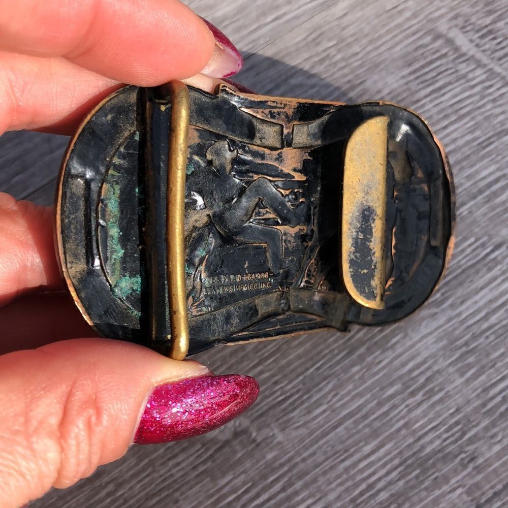 Small rodeo belt buckle  - Picture 2 of 4